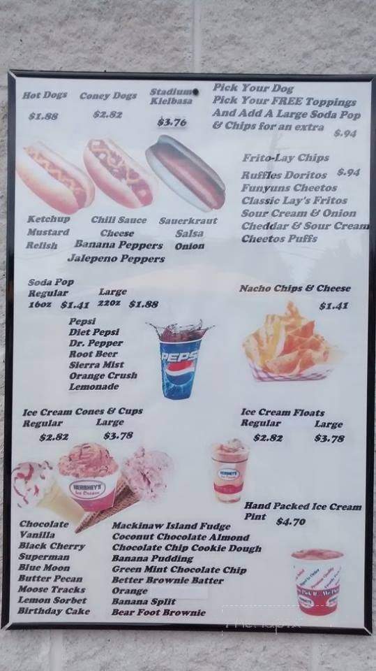 Pearl Beach Ice Cream - Algonac, MI menu_pic
