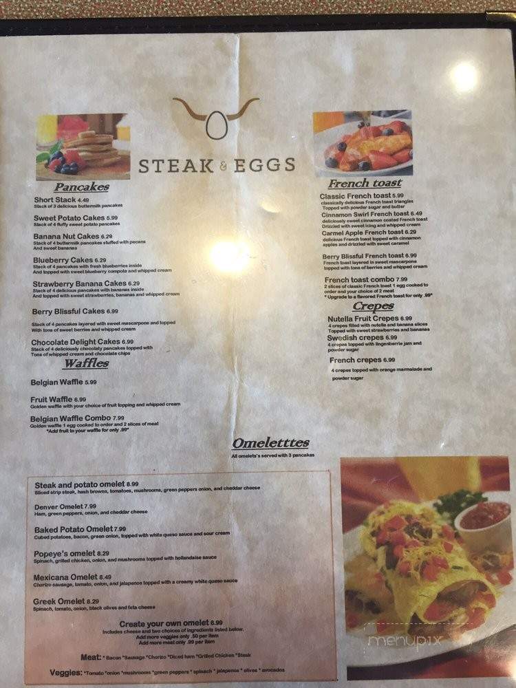 Steak & Eggs - Mobile, AL menu_pic