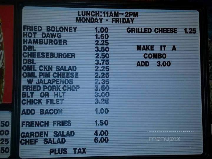 Oh My Lard - Elm City, NC menu_pic