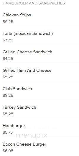 Fiesta Mexicana - Tuscumbia, AL menu_pic