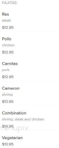Fiesta Mexicana - Tuscumbia, AL menu_pic
