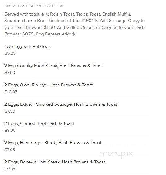 The Bull Pen - Fremont, IN menu_pic