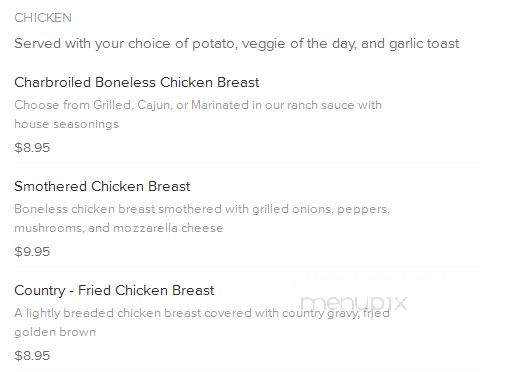 The Bull Pen - Fremont, IN menu_pic