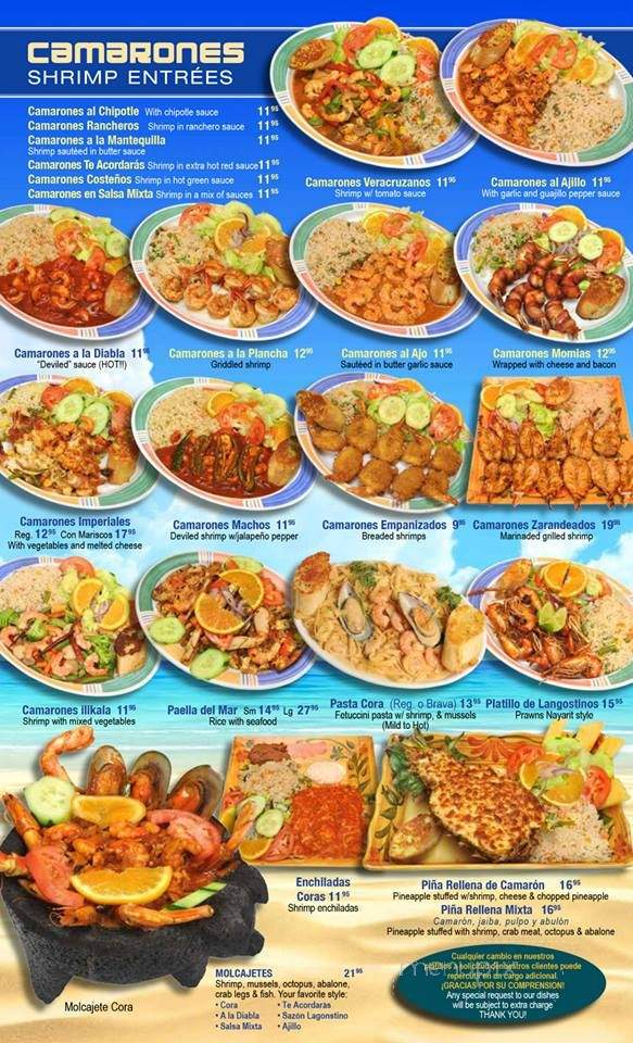 Isla del Mar #4 Mariscos Estilo Nayarit - Kenosha, WI menu_pic