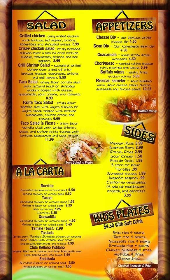 Mi Casita Mexican Restaurant - Radcliff, KY menu_pic