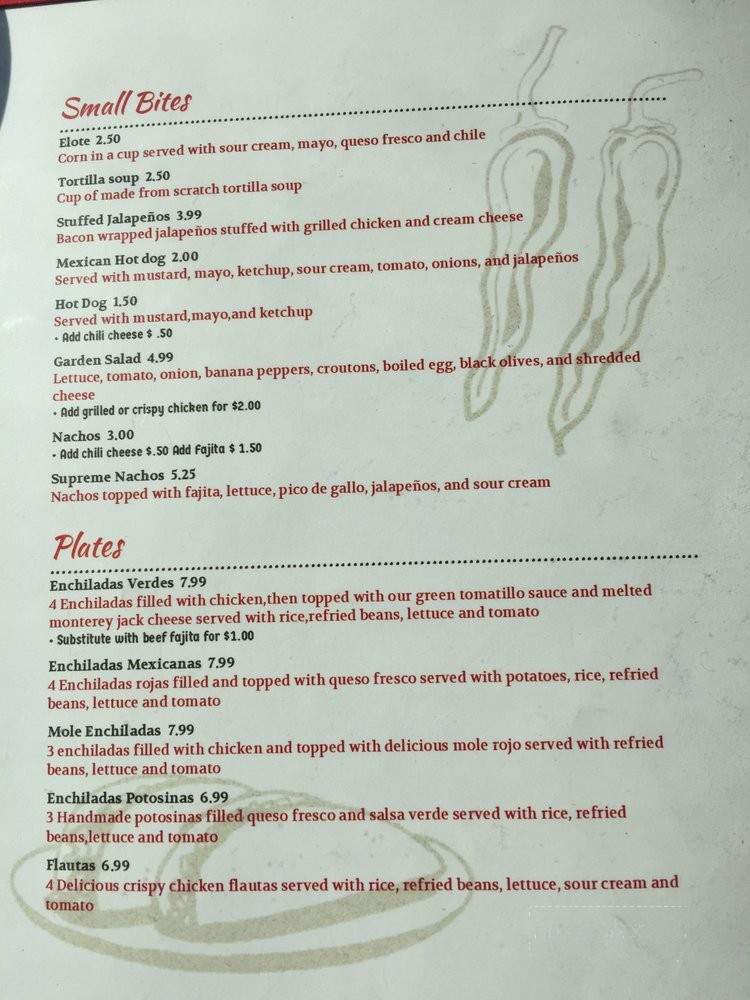 Los Gemelos Taqueria - Houston, TX menu_pic