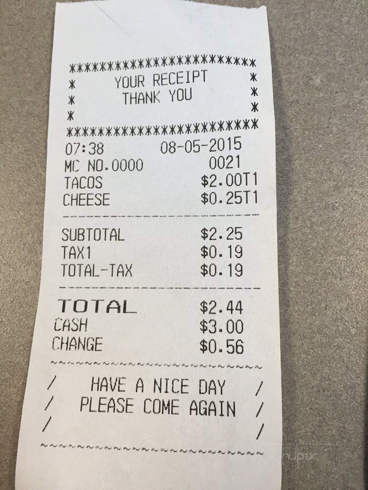 The Taco Zone - Humble, TX menu_pic