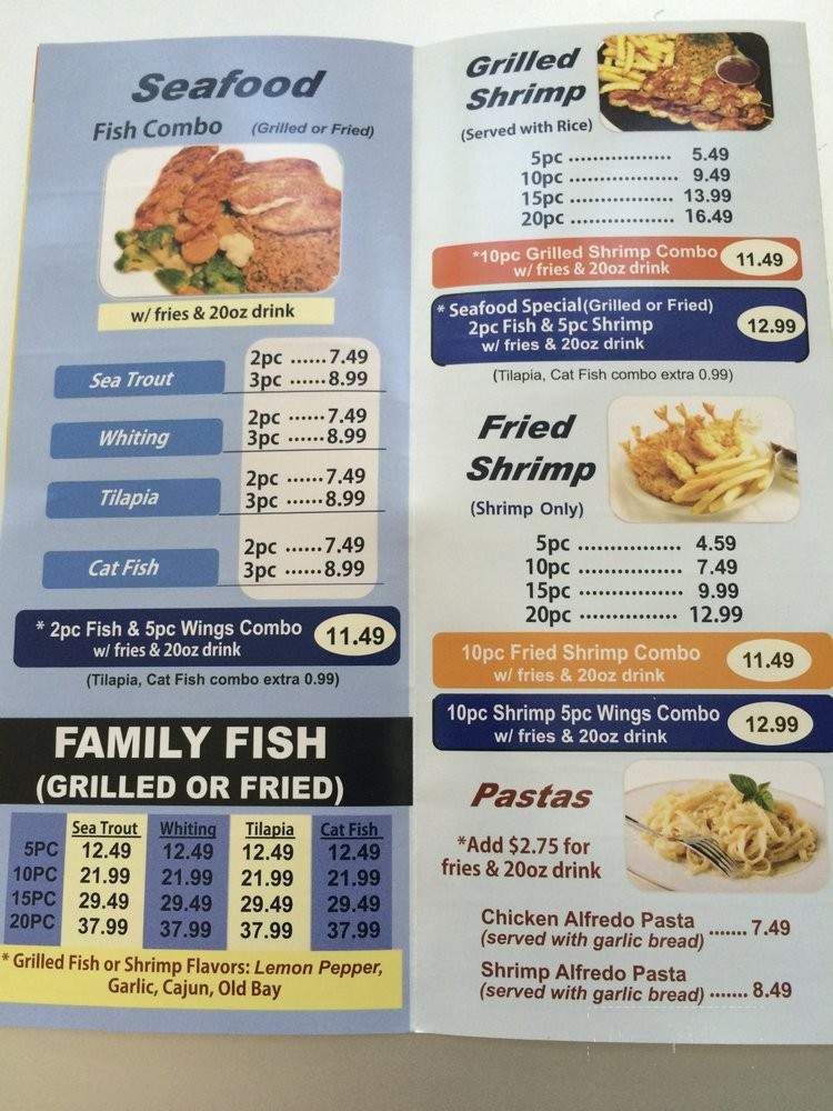 American Buffalo Wings Grilled Fish & Subs - District Heights, MD menu_pic