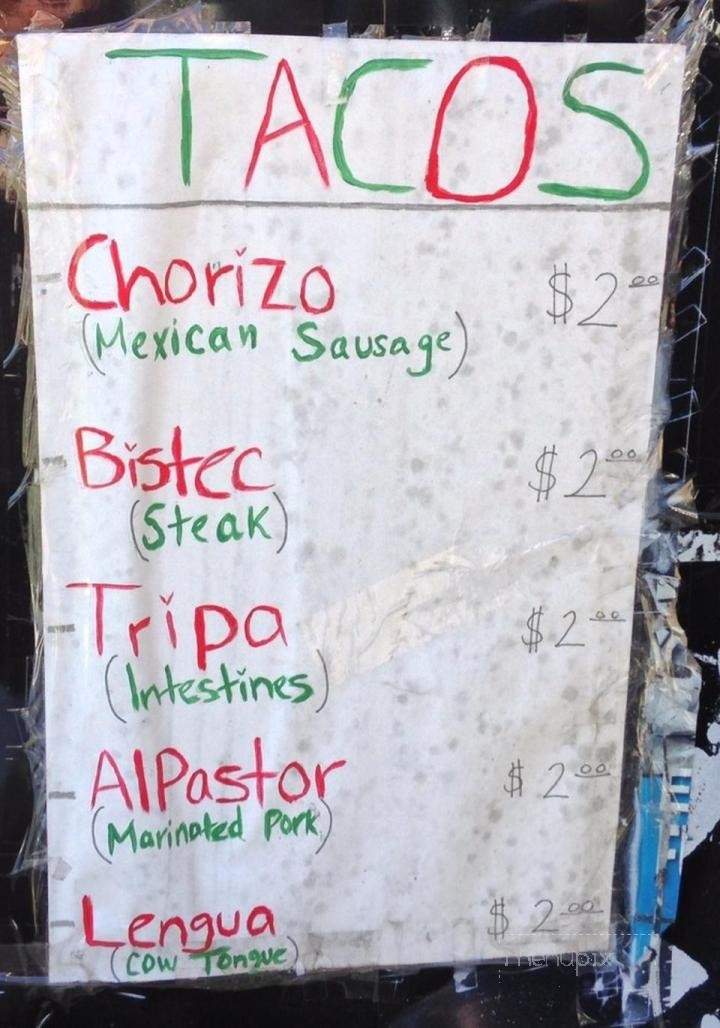 Tacos Zavala - Newark, DE menu_pic