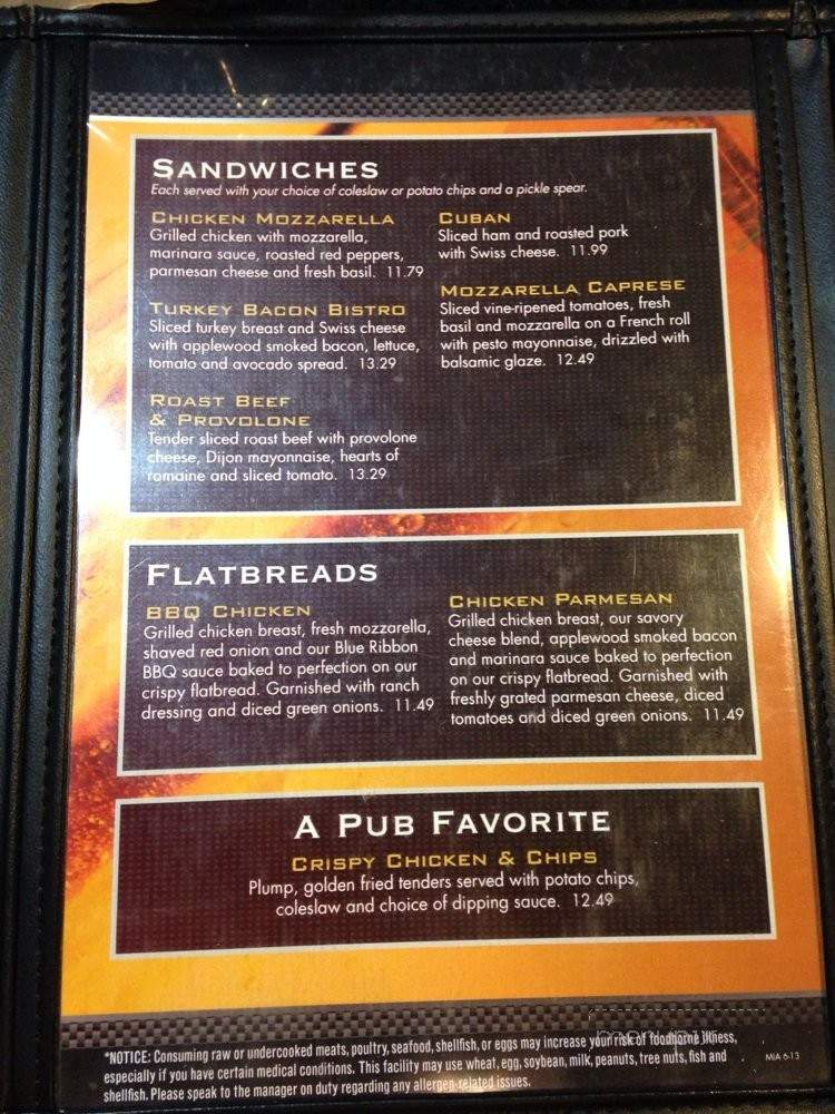 Budweiser Brew House - Miami, FL menu_pic