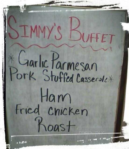 Simmy's Lakeside Grill - Alma, NE menu_pic
