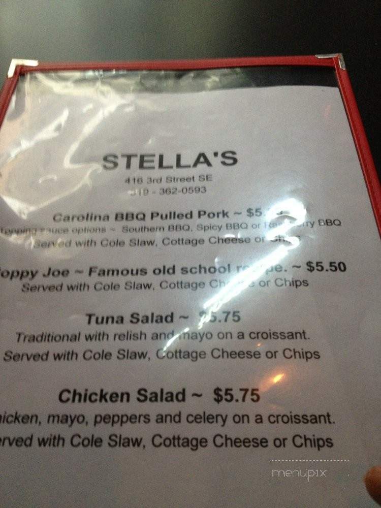 Stella's Cedar Rapids - Cedar Rapids, IA menu_pic