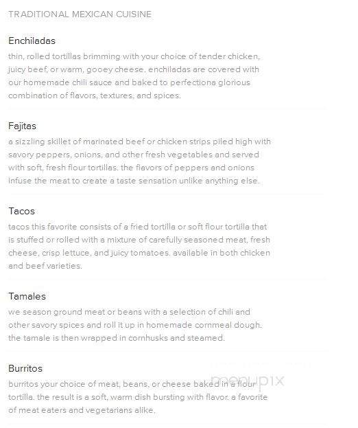 Mi Pueblo Real - Washington, IA menu_pic