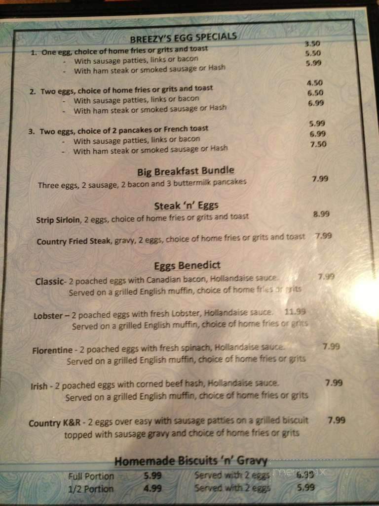 Suntree Cafe - Melbourne, FL menu_pic