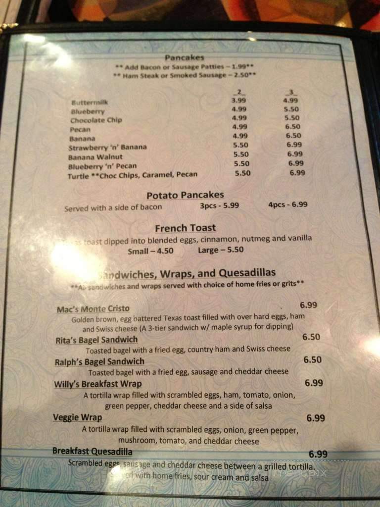 Suntree Cafe - Melbourne, FL menu_pic