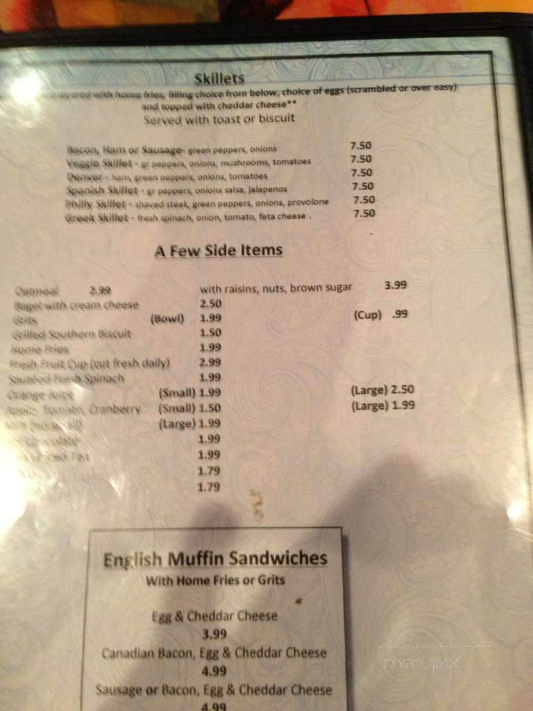Suntree Cafe - Melbourne, FL menu_pic