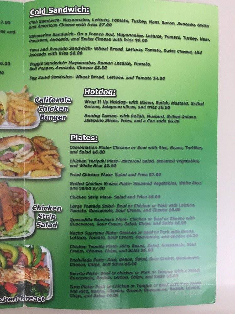 Lily's Catering - Los Angeles, CA menu_pic