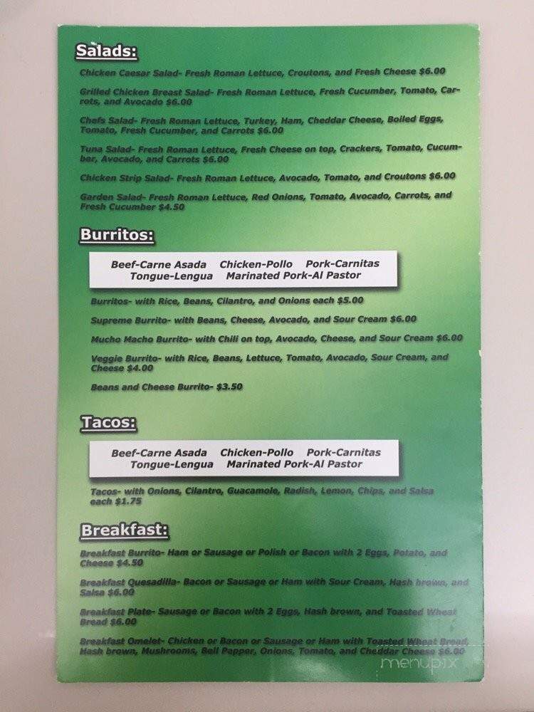 Lily's Catering - Los Angeles, CA menu_pic