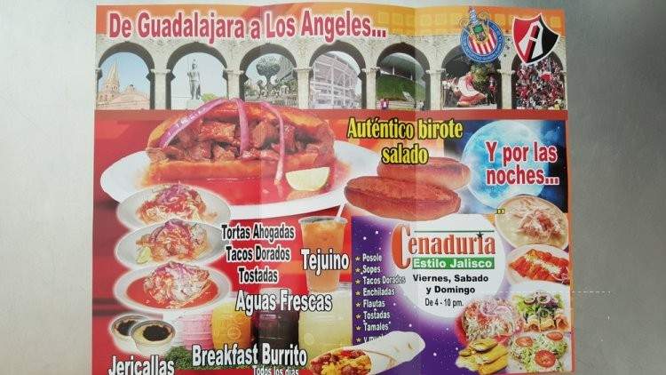 Jessie's Ahogadas Express - Maywood, CA menu_pic