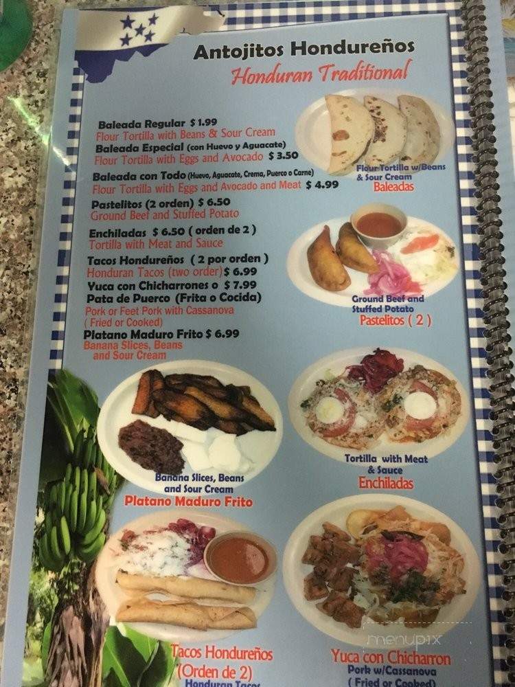Copan Sula - Huntington Park, CA menu_pic