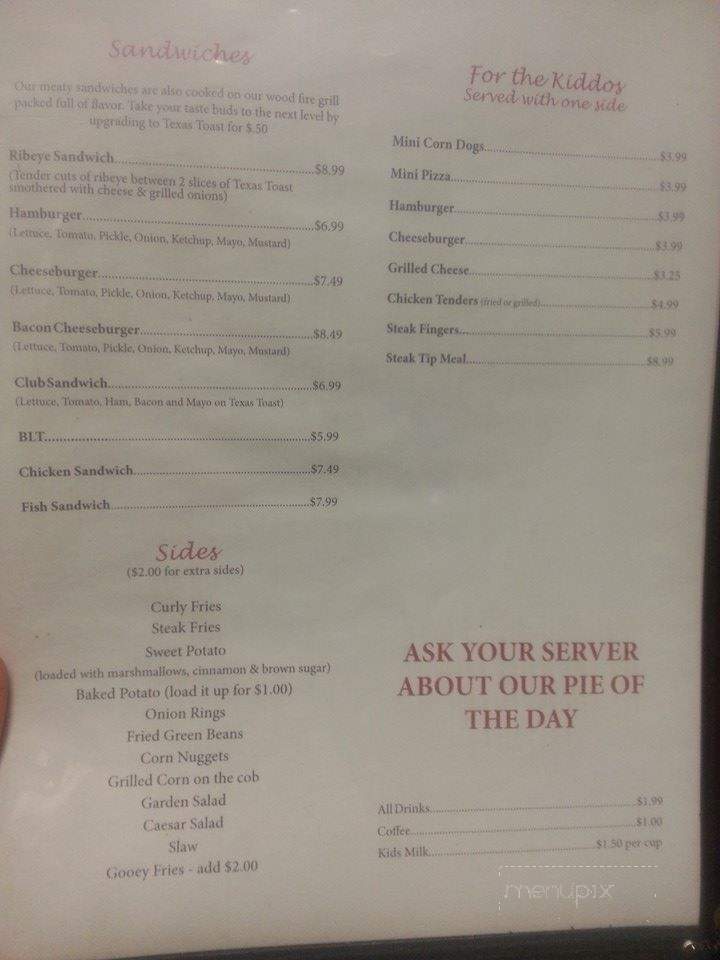 Preston's Steak & Grill - Luverne, AL menu_pic