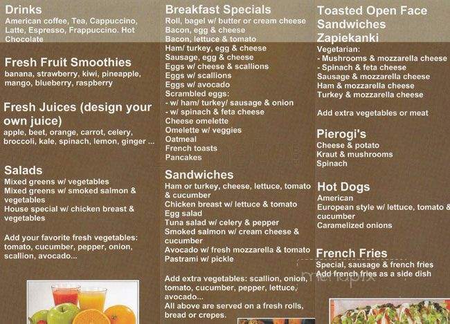Sweet Island Cafe - Ridgewood, NY menu_pic