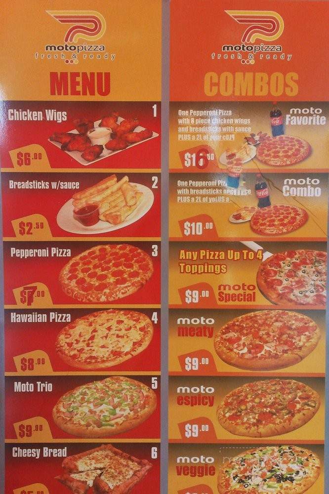 Moto Pizza - Vancouver, WA menu_pic