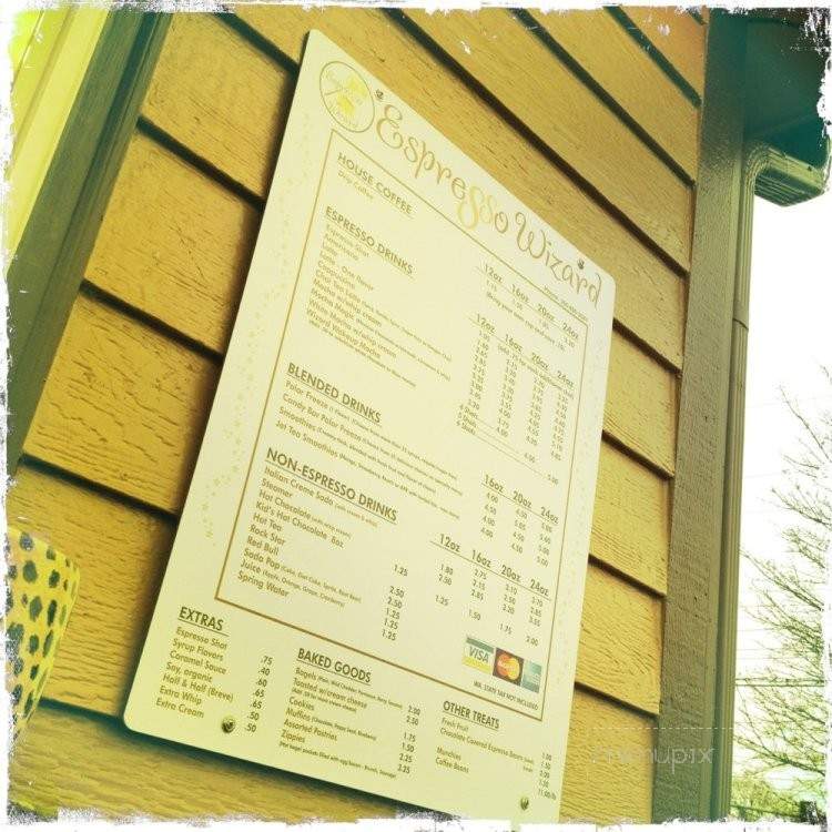 Espresso Wizard - Vancouver, WA menu_pic