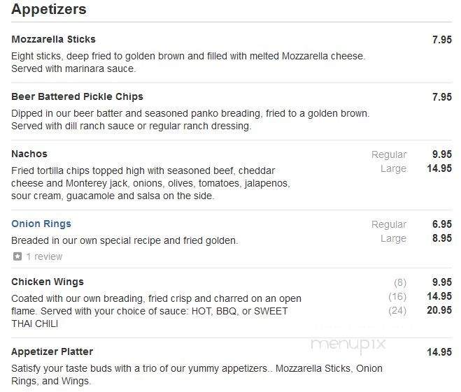 Chips Restaurant & Bar - Wahoo, NE menu_pic