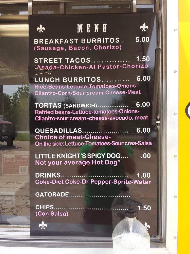 Little Knight's Taco Truck - Edmond, OK menu_pic