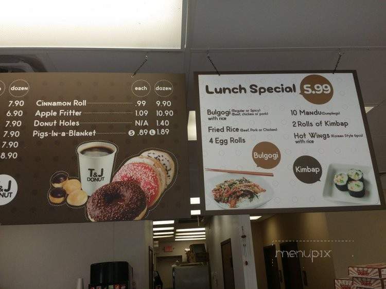 T&J Donuts - Del City, OK menu_pic