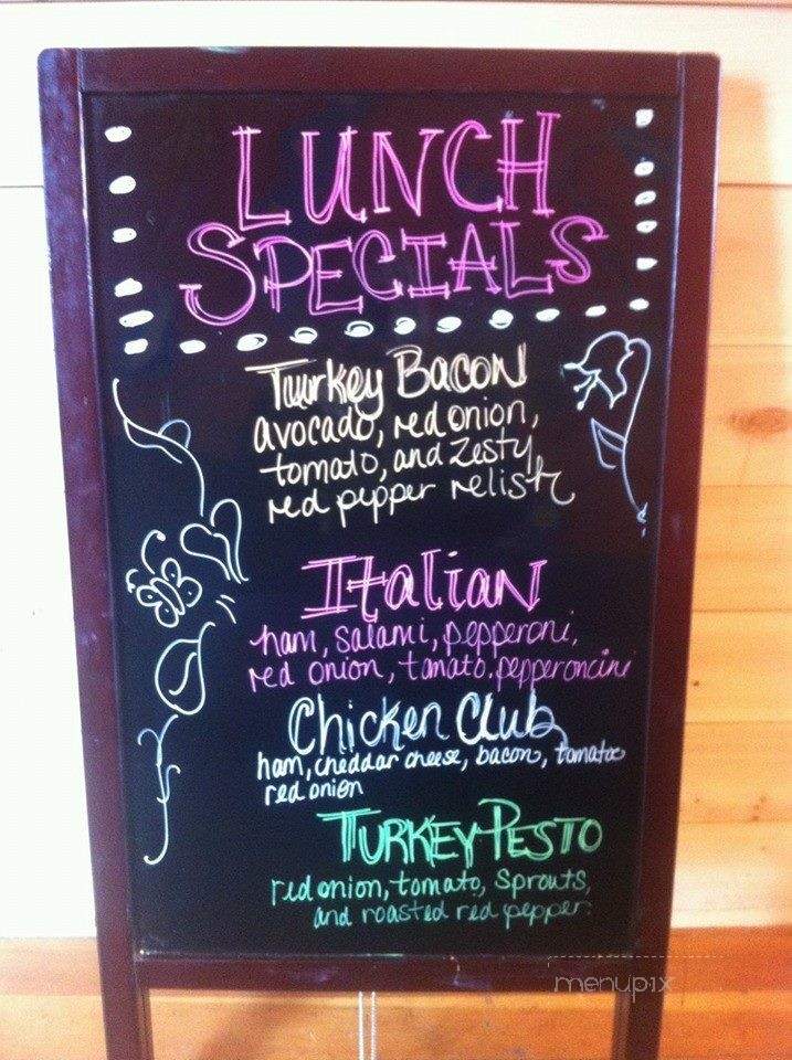Boheme coffee shop - Philipsburg, MT menu_pic