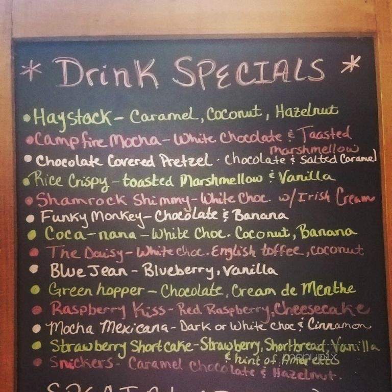 Boheme coffee shop - Philipsburg, MT menu_pic