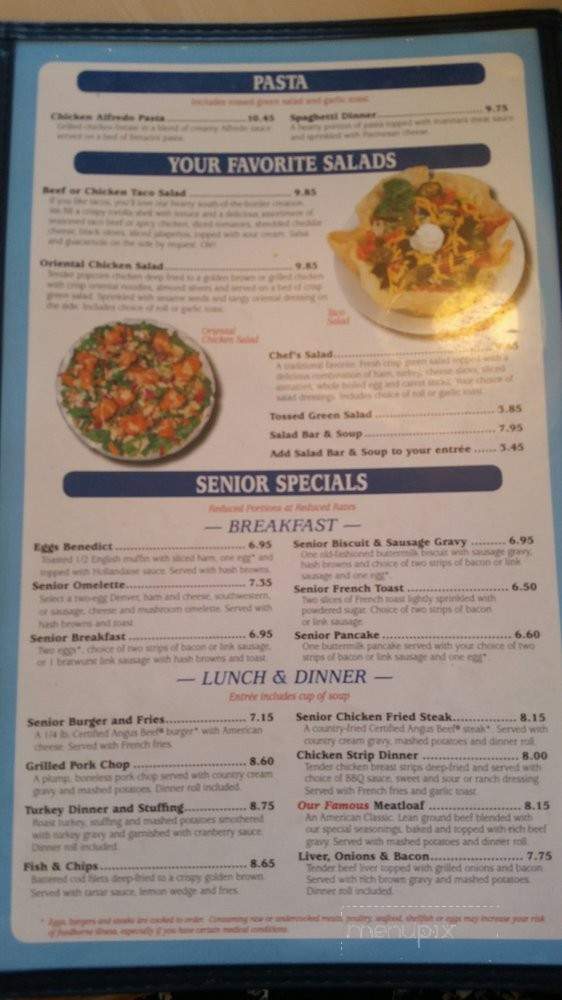 4B's - Polson, MT menu_pic