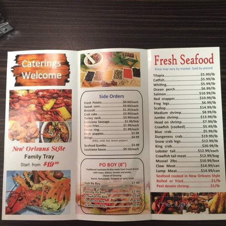 Cajun Seafood - Orlando, FL menu_pic
