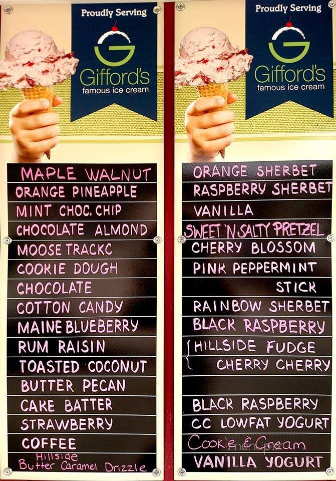 Hillside Dairy and Creamery - S Deerfield, MA menu_pic