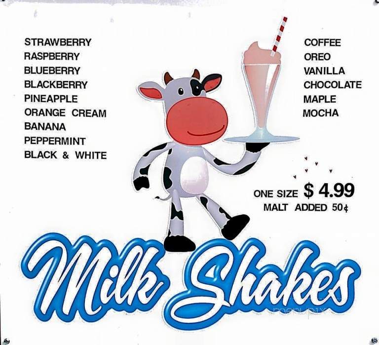 Hillside Dairy and Creamery - S Deerfield, MA menu_pic