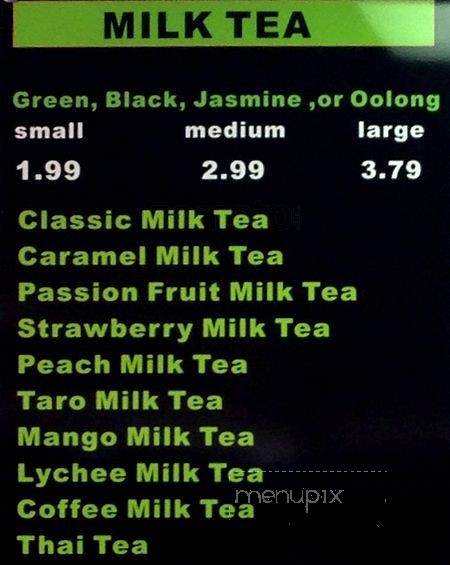 Zodiac Coffee & Tea - San Francisco, CA menu_pic