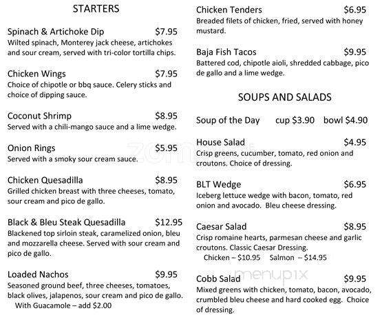 Sky Jockey Sports Bar - Portland, OR menu_pic
