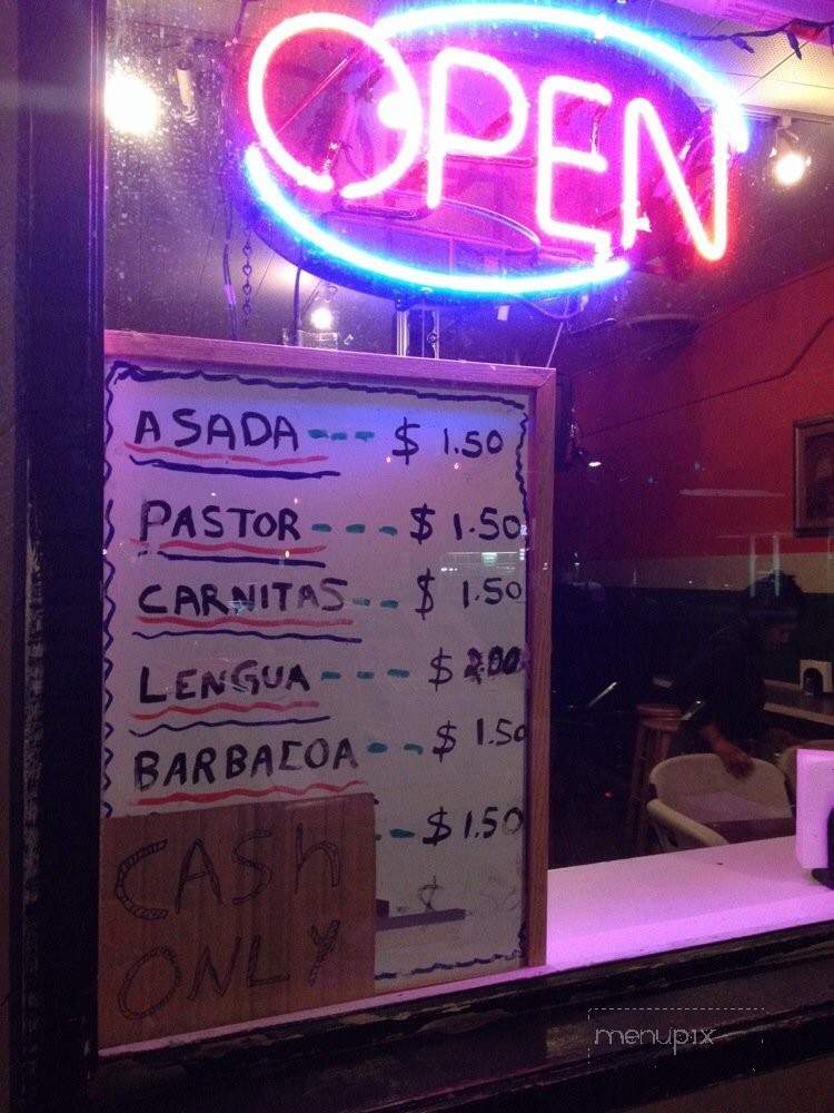 El Paisano - Portlandia, OR menu_pic