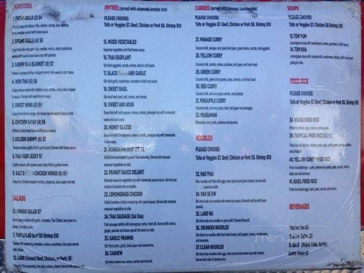 Thai Dok Khem - Portland, OR menu_pic
