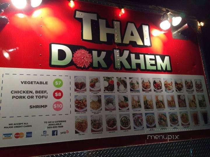 Thai Dok Khem - Portland, OR menu_pic