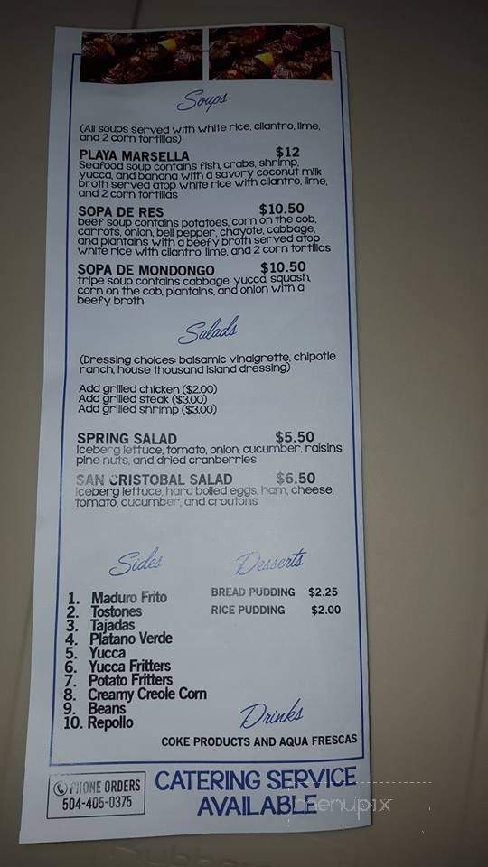 NolaNica - Kenner, LA menu_pic