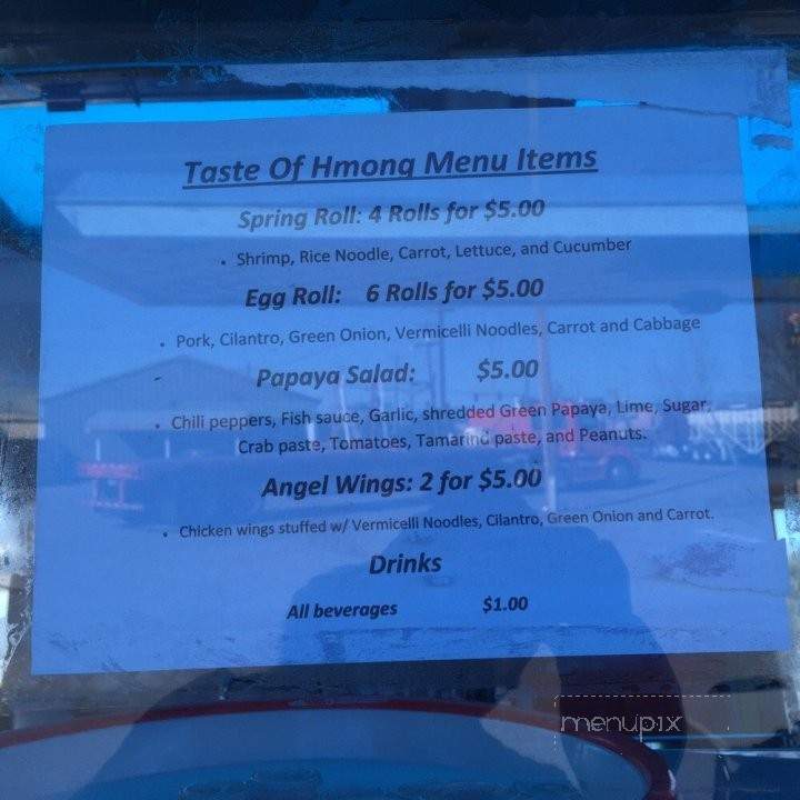 Taste Of Hmong - Chico, CA menu_pic