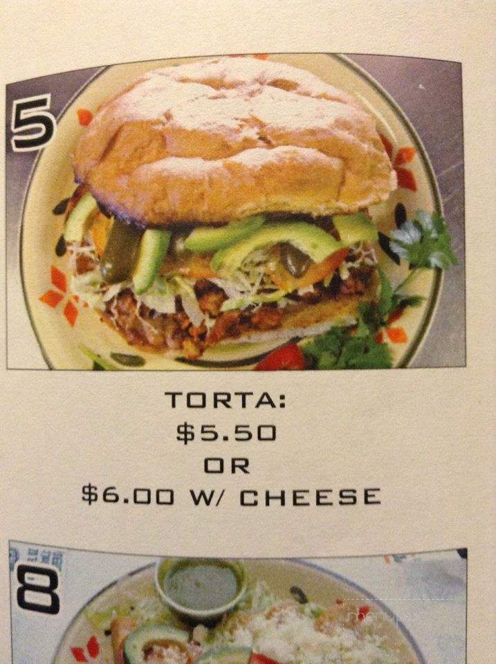 Taqueria - The Dalles, OR menu_pic