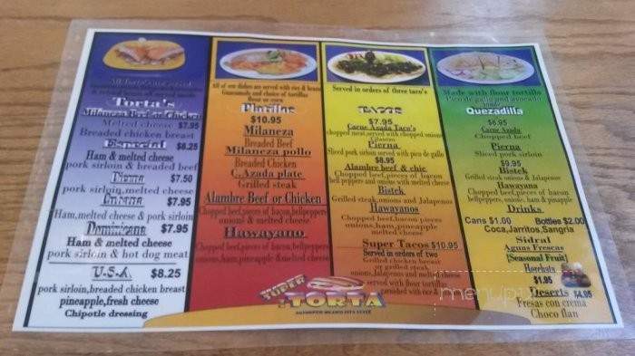 La Super Torta - Klamath Falls, OR menu_pic