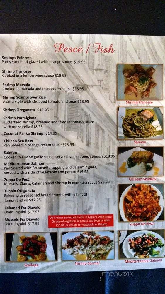 Avantis Italian Restaurant - west palm beach, FL menu_pic