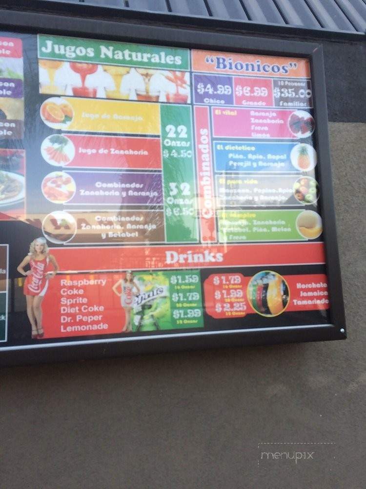 Lety's Mexican Food - La Habra, CA menu_pic
