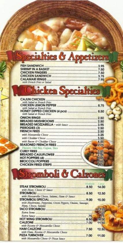 Mamma Mia's - Port Carbon, PA menu_pic