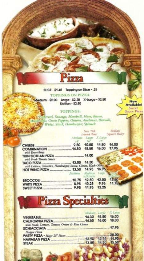 Mamma Mia's - Port Carbon, PA menu_pic